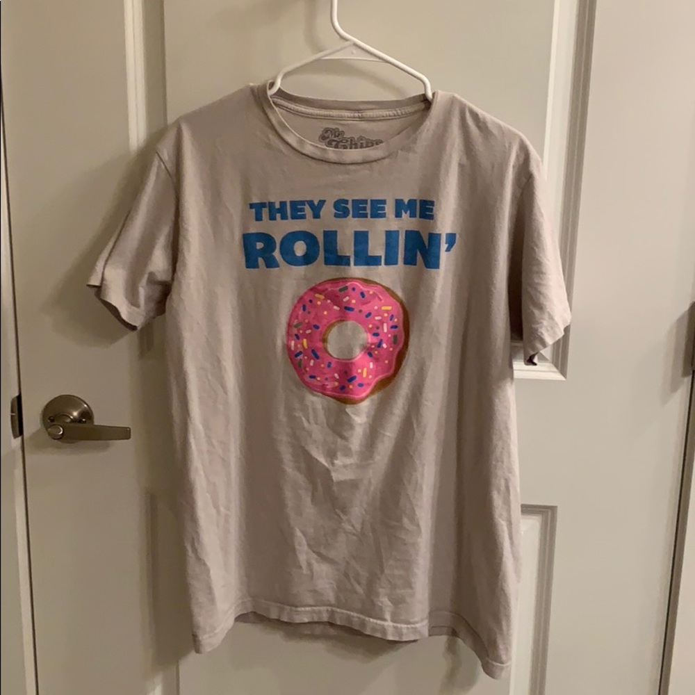 They see me rollin’ donut shirt